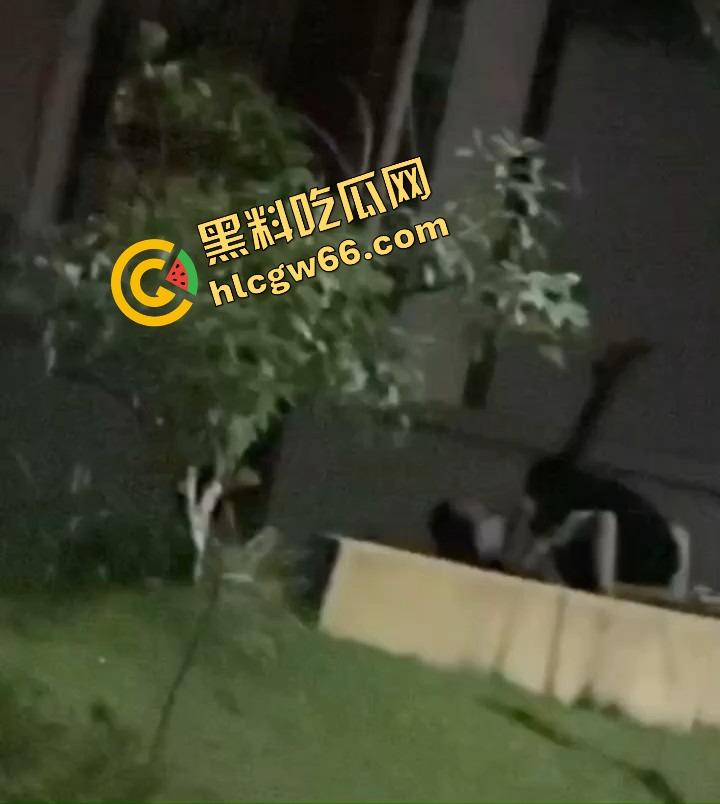 离谱到飞起，一对狗男女在医院小花园直播做爱，护士小姐姐排排站吃瓜围观，白大褂都看红了脸！-5